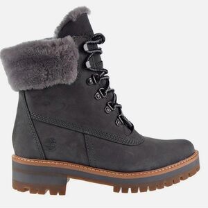 Timberland Women's Gray Fur-Lined Boots